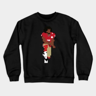 Colin Kaepernick Kneeling (Pixel Art) Crewneck Sweatshirt